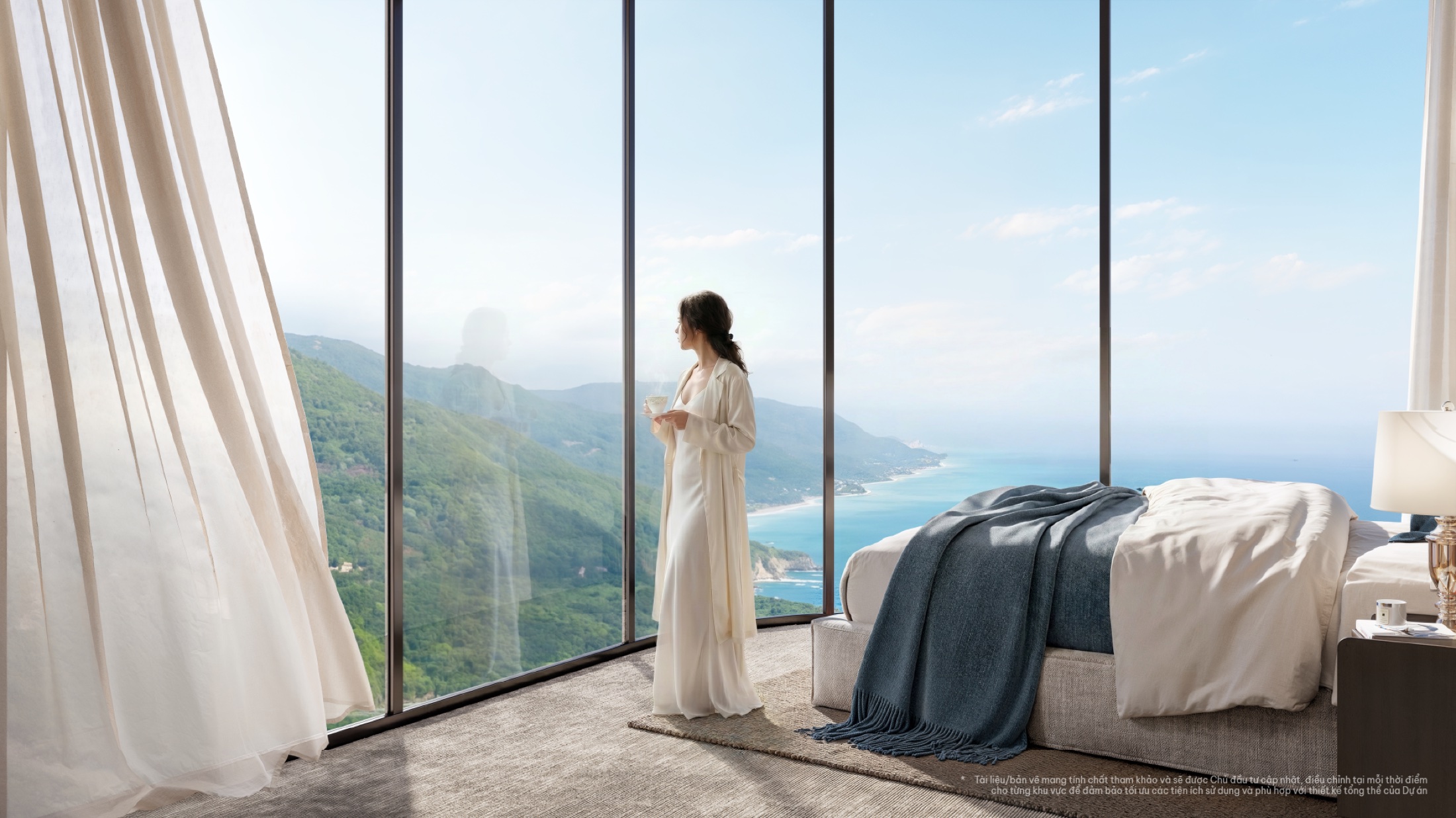 Không gian Alora Residences hướng vịnh